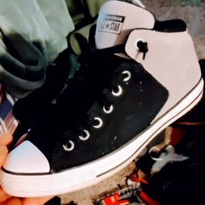 Converse Monochrome High-Top Sneakers